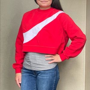 Nike cropped sweater